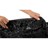 Fetish Collection Drap housse Vinyle Fitted Sheet 160 x 200 cm Noir